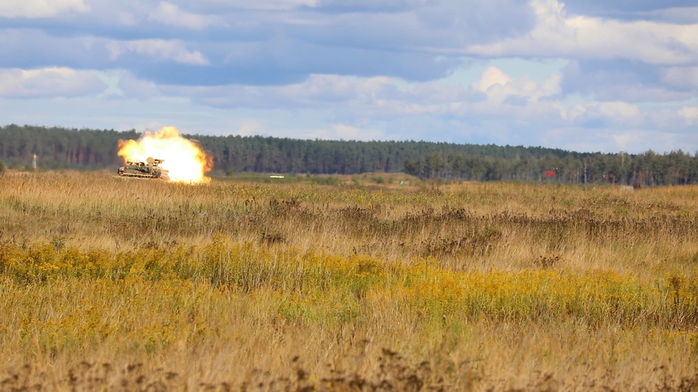 GREYWOLF Fires M1A2 SepV3 Main Battle Tank at Gunnery Qualification