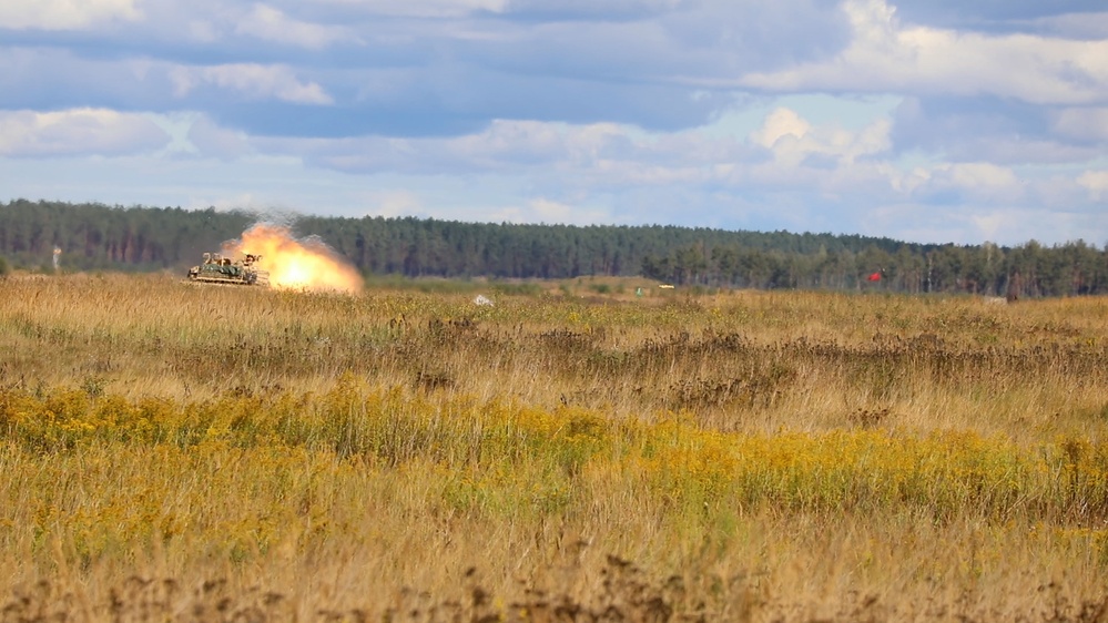 GREYWOLF Fires M1A2 SepV3 Main Battle Tank at Gunnery Qualification