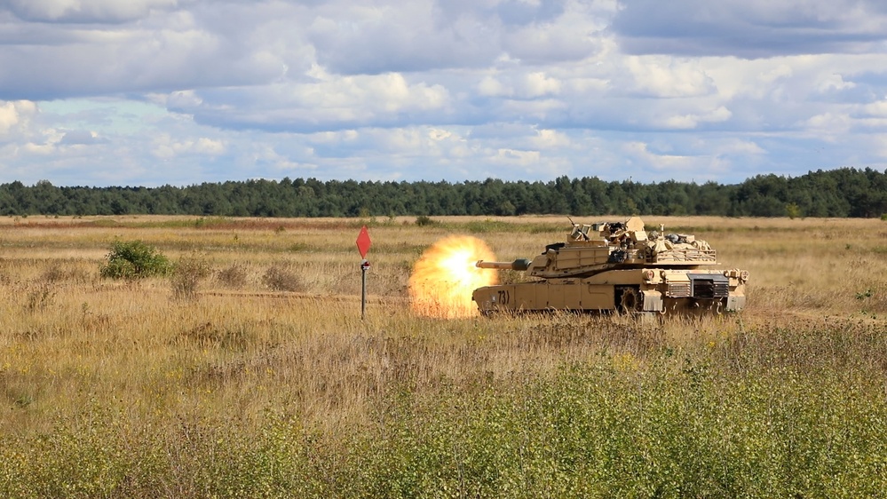 GREYWOLF Fires M1A2 SepV3 Main Battle Tank at Gunnery Qualification