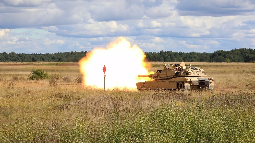 GREYWOLF Fires M1A2 SepV3 Main Battle Tank at Gunnery Qualification
