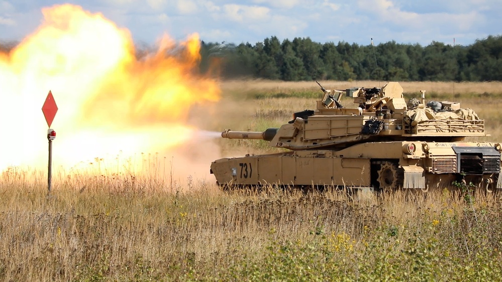 GREYWOLF Fires M1A2 SepV3 Main Battle Tank at Gunnery Qualification