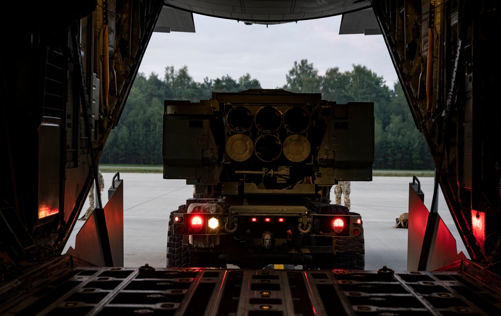 Latvian Exercise NAMEJS - HIMARS Movement