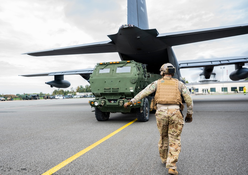 Latvian Exercise NAMEJS - HIMARS Movement