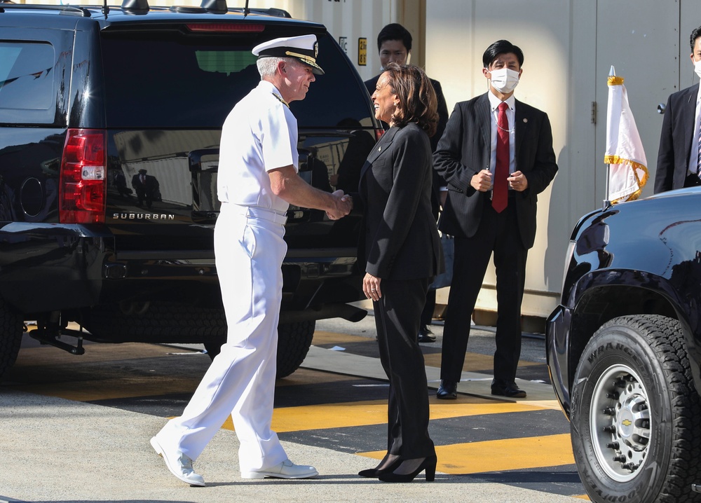 Vice President Kamala Harris Visits USS Howard (DDG 83)