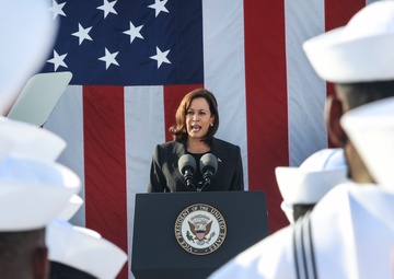 Vice President Kamala Harris Visits USS Howard (DDG 83)