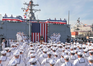 Vice President Kamala Harris Visits USS Howard (DDG 83)