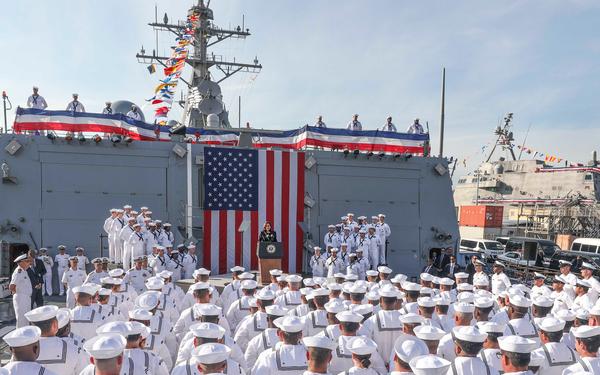 Vice President Kamala Harris Visits USS Howard (DDG 83)