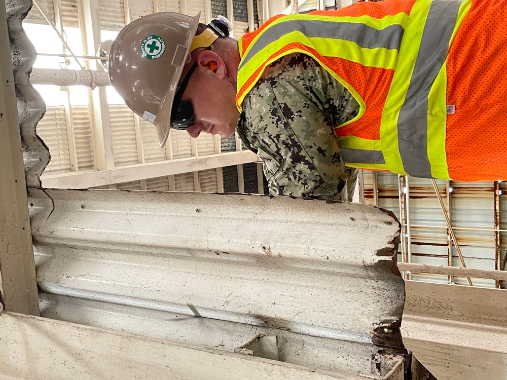 Seabees from NMCB-11 Improve Naval Cargo Handling Battalion's Material Handling Equipment Capabilities