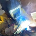 NMCB-11 Seabees repair welds on bollard covers in support of EODMU-5