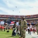 AFDW Commander and Command Chief at the Washington Commander game