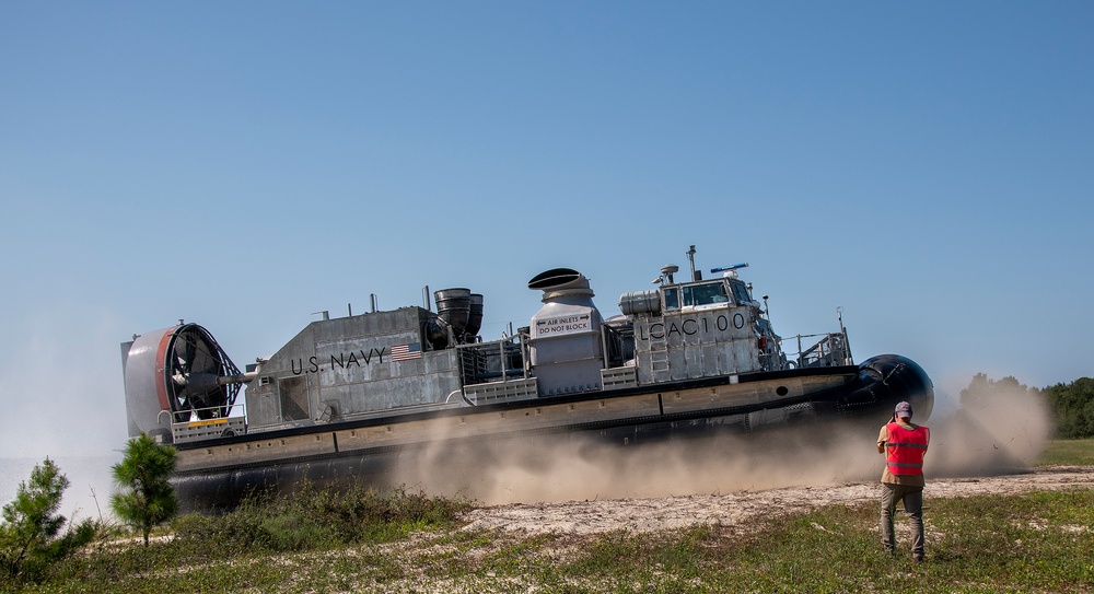 Navy amphibious craft arrives for climate tests