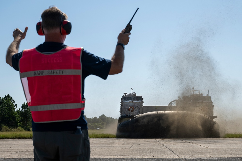 Navy amphibious craft arrives for climate tests