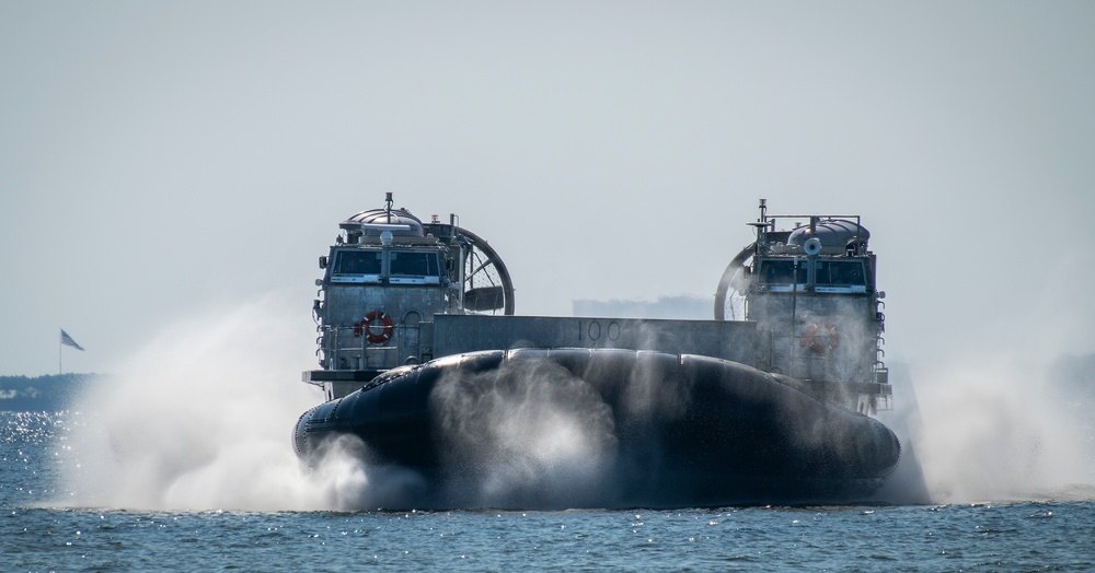 Navy amphibious craft arrives for climate tests