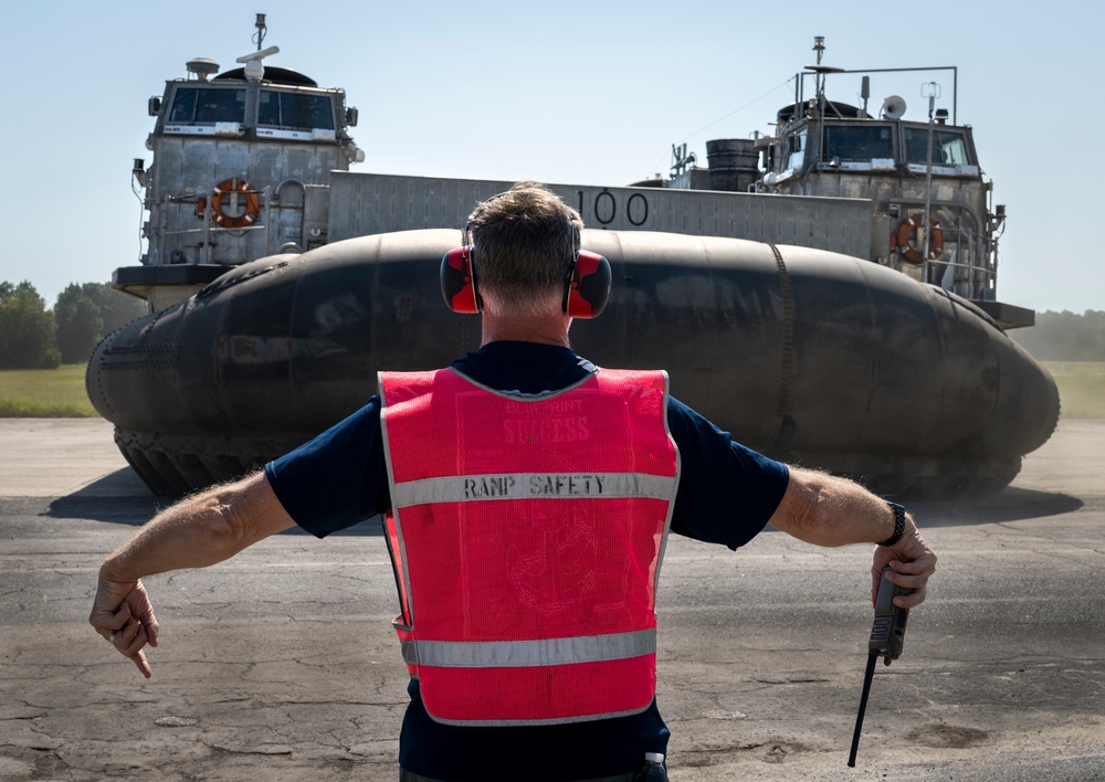 Navy amphibious craft arrives for climate tests