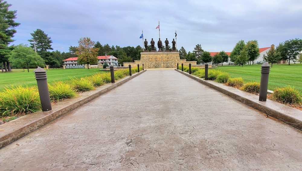 2022 Fall Colors at Fort McCoy's Veterans Memorial Plaza