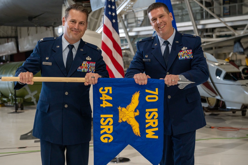 Newly activated 544th ISRG welcomes units during ceremony