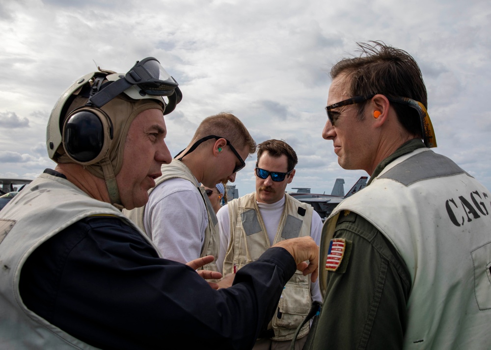 USS George H.W. Bush (CVN 77) Combined Operations with Spanish Navy