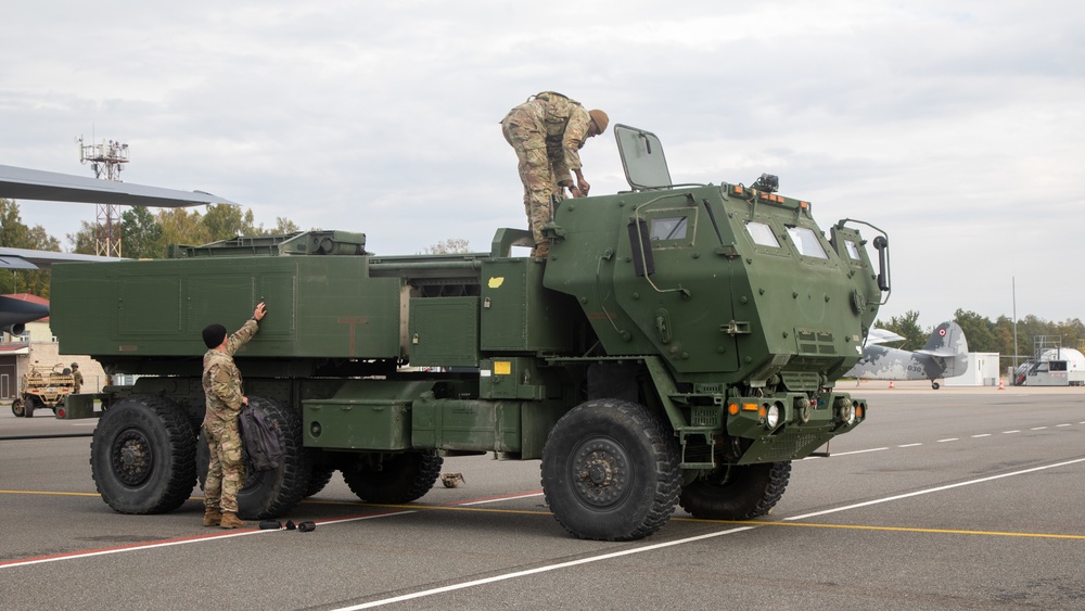 HIMARS in Latvia for NAMEJS Exercise 2022