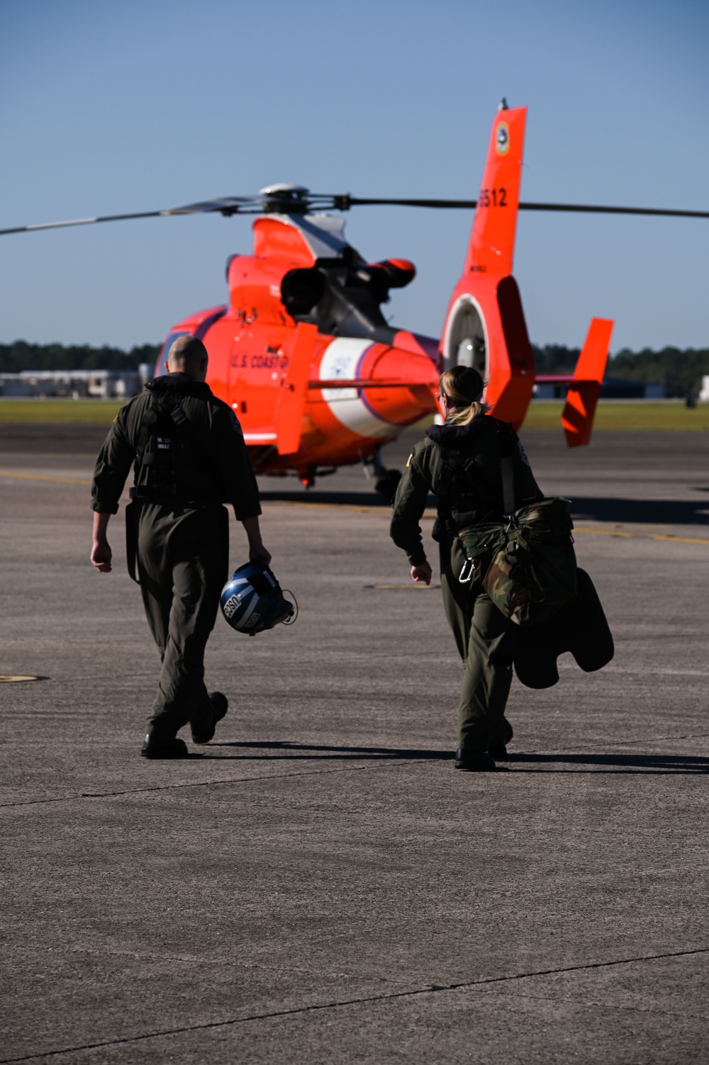 ATC Mobile MH-65 staged for response