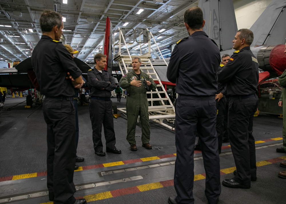 Combined operations aboard USS George H.W. Bush (CVN 77)