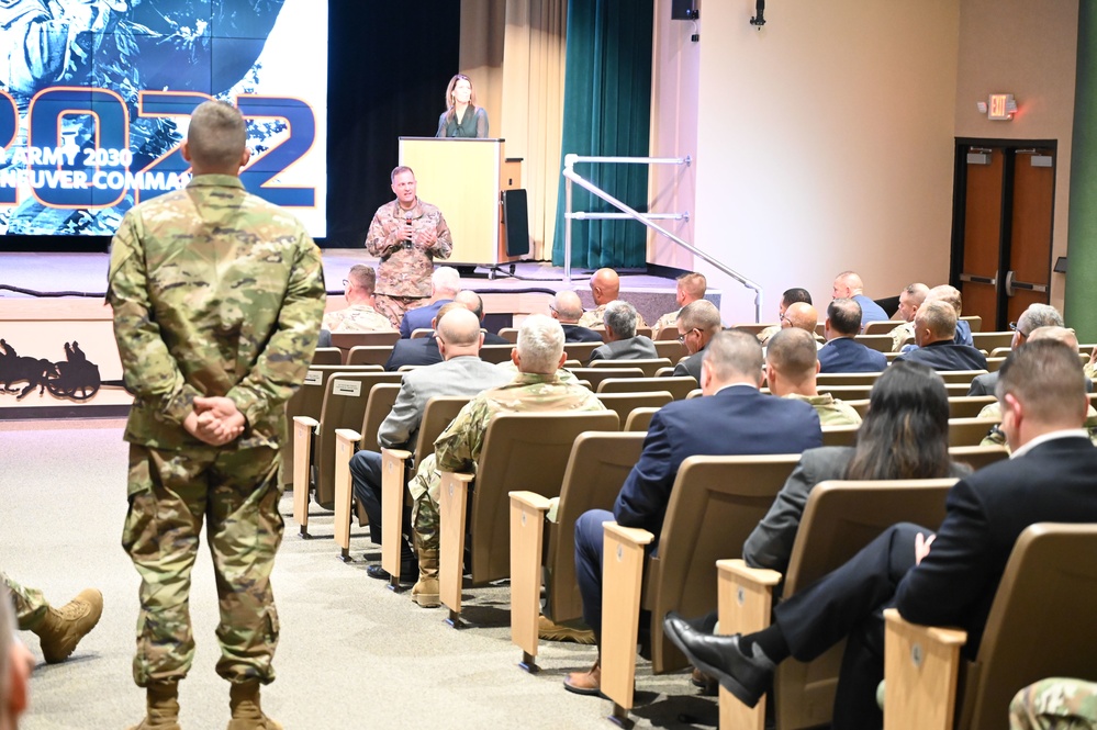 Col. Curtis W. King, Chief of Air Defense Artillery and Commandant Speaks at the ADA Symposium 2030 - Enabling the Maneuver Commander
