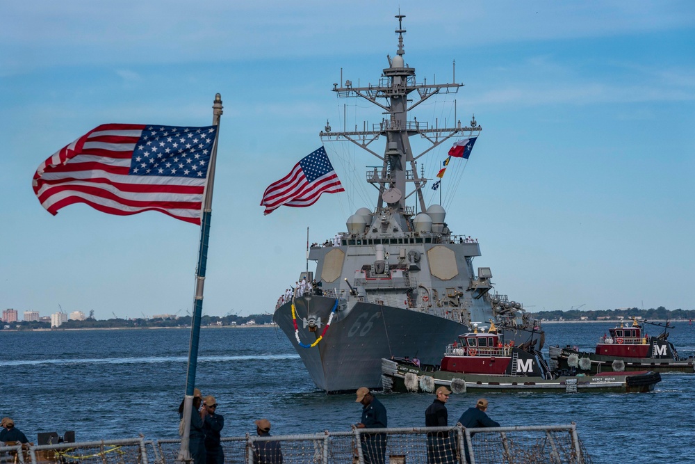 USS Gonzalez Returns to Homeport