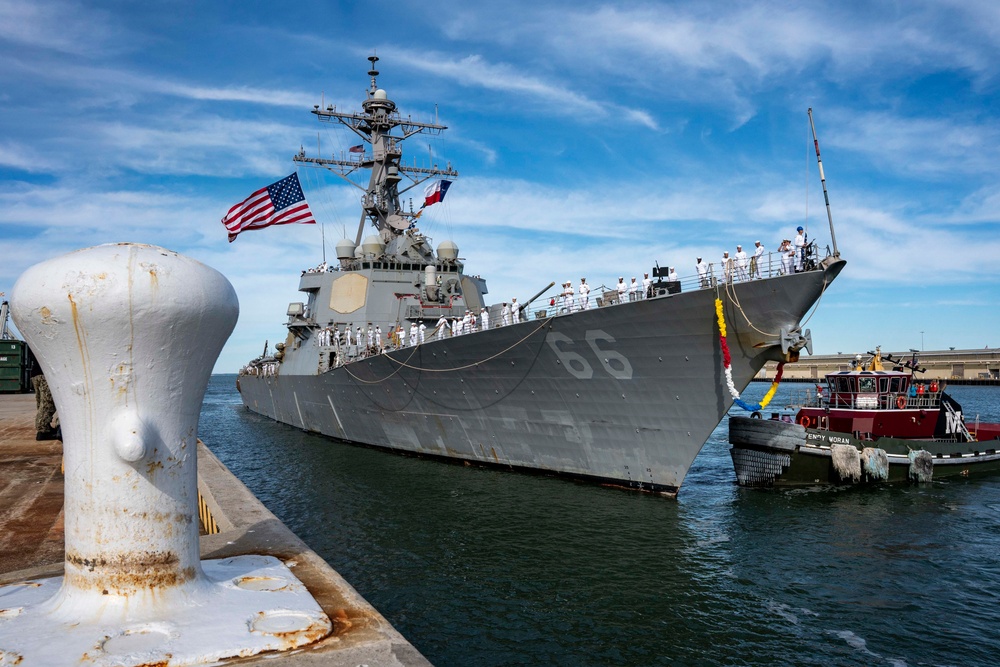 USS Gonzalez Returns to Homeport
