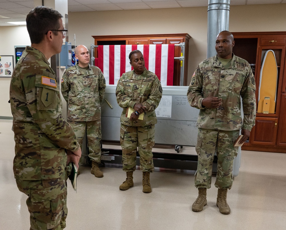  Adjutant General of the U.S. Army visits Air Force Mortuary Affairs Operations