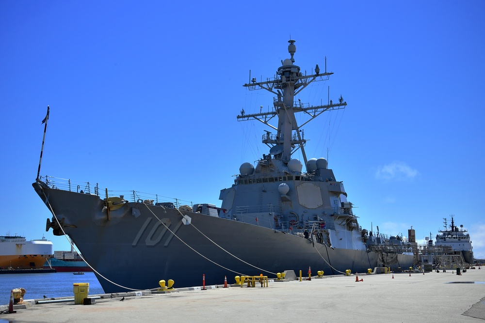 USS Gridley Port Call