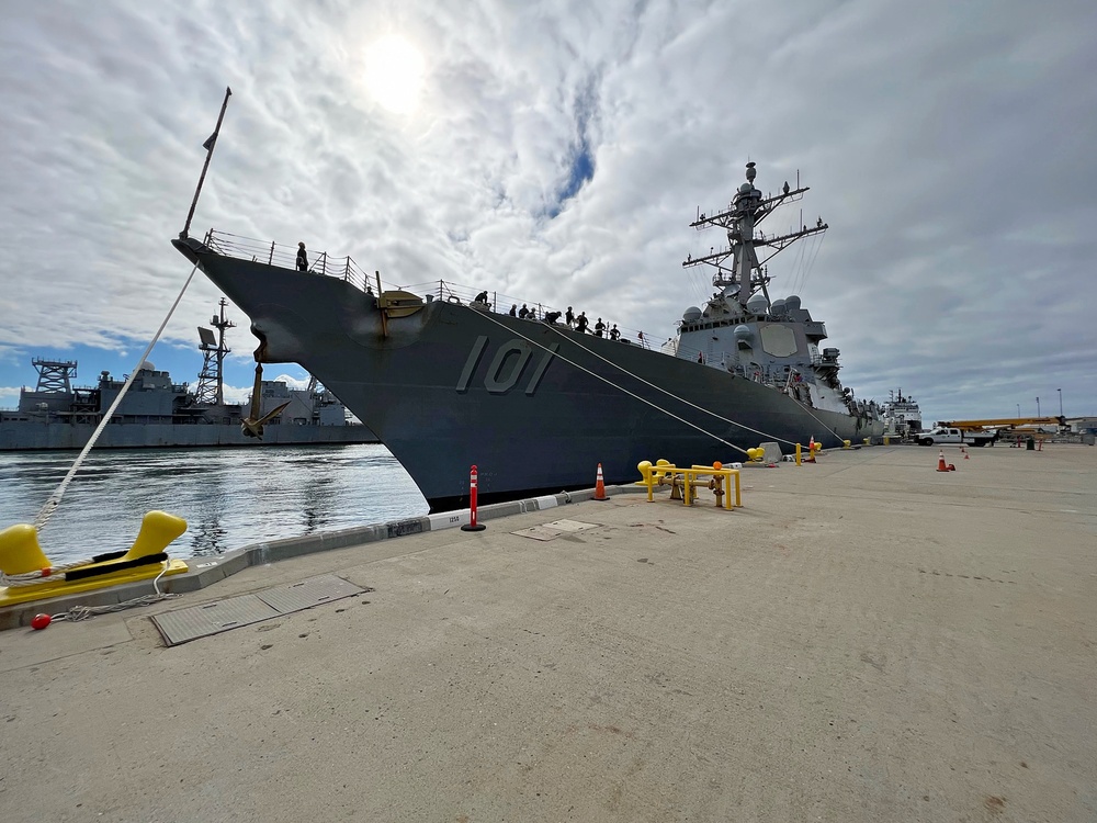 USS Gridley Port Call