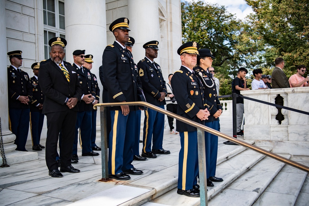 Office of the Provost Marshal General Conduct a Public Wreath-Laying Ceremony at the Tomb of the Unknown Soldier