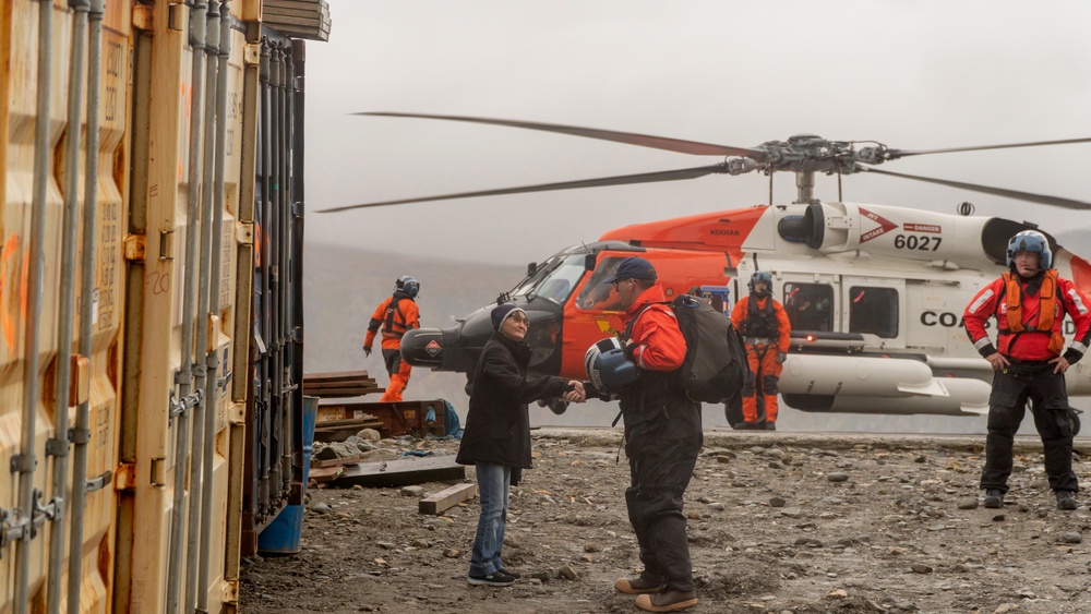 Coast Guard responds to Typhoon Merbok in Alaska