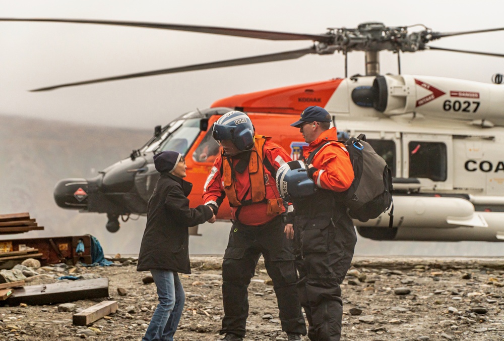 Coast Guard responds to Typhoon Merbok in Alaska