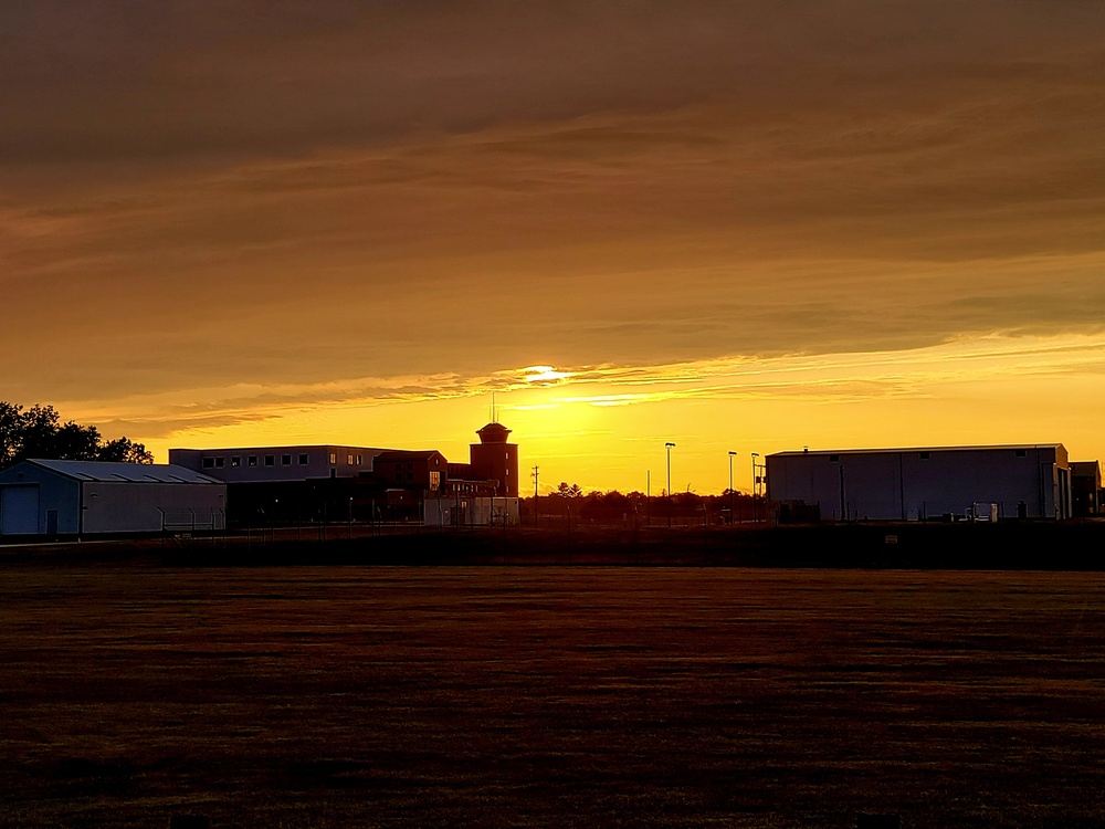 September Sunset at Sparta-Fort McCoy Airport