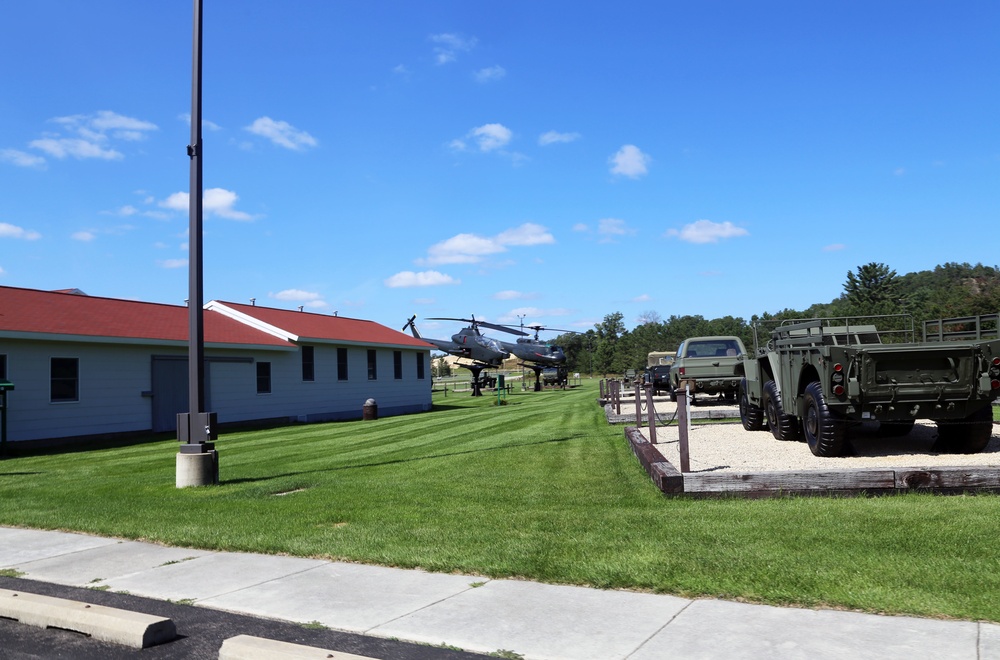 Fort McCoy's Equipment Park in historic Commemorative Area