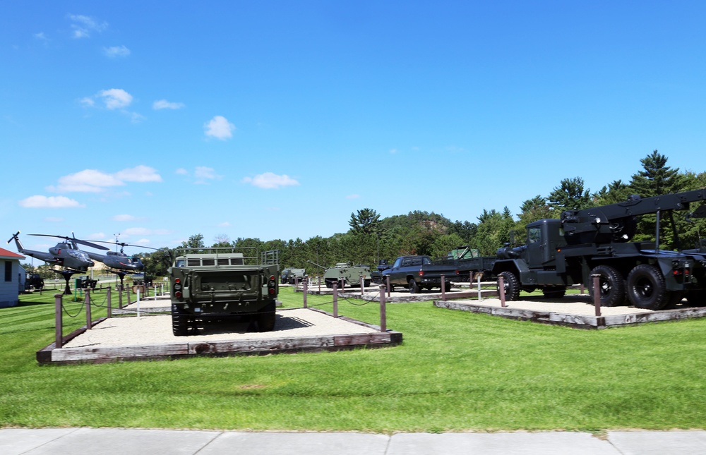 Fort McCoy's Equipment Park in historic Commemorative Area