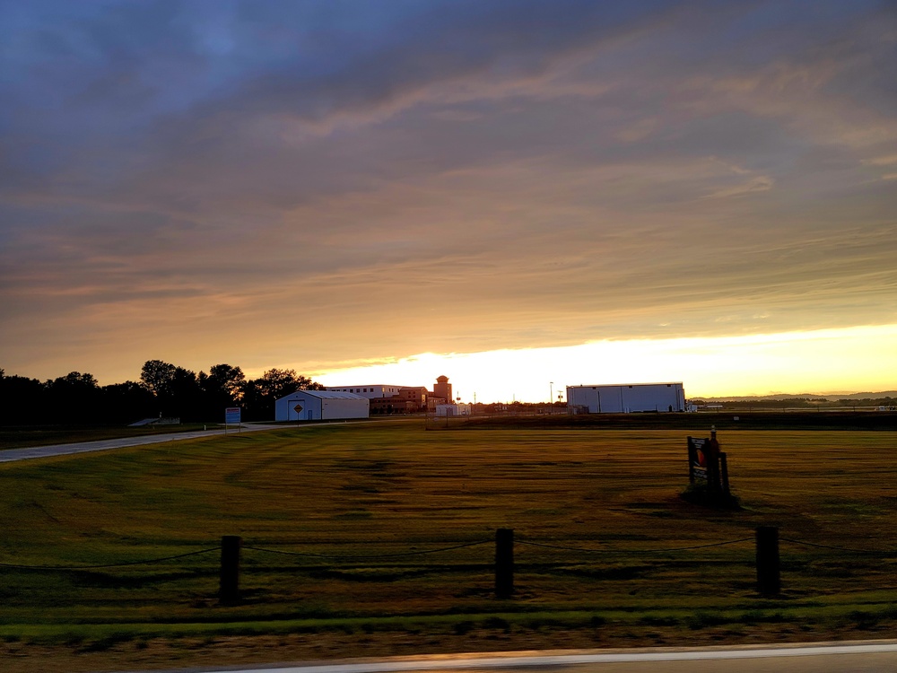 September Sunset at Sparta-Fort McCoy Airport