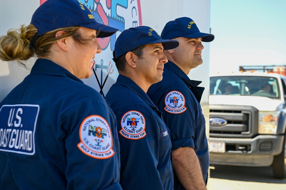 Coast Guard personnel prepares to respond to Hurricane Ian