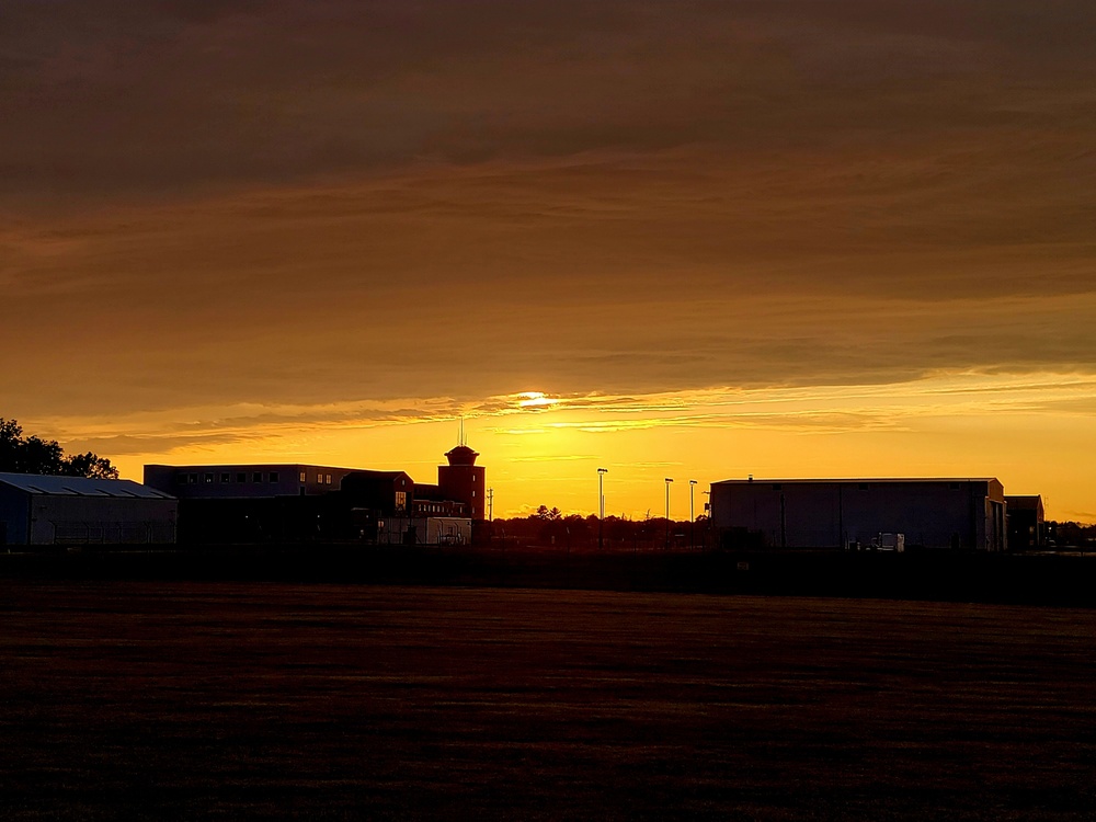 September Sunset at Sparta-Fort McCoy Airport