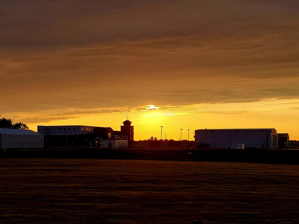 September Sunset at Sparta-Fort McCoy Airport