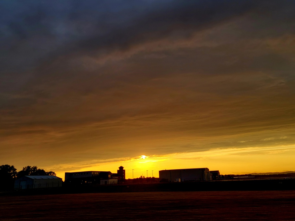 September Sunset at Sparta-Fort McCoy Airport