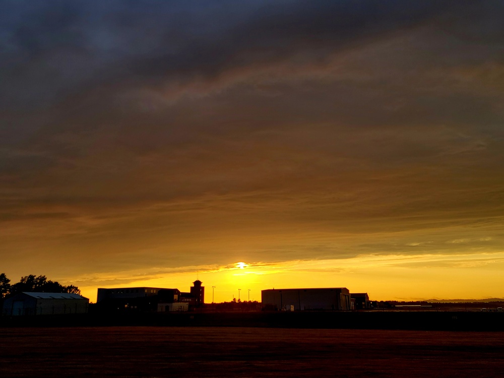 September Sunset at Sparta-Fort McCoy Airport