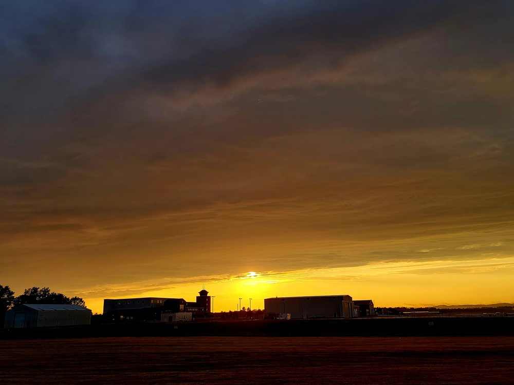 September Sunset at Sparta-Fort McCoy Airport