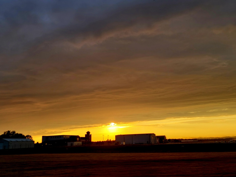 September Sunset at Sparta-Fort McCoy Airport