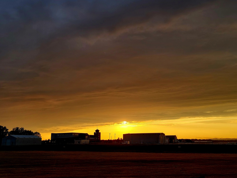 September Sunset at Sparta-Fort McCoy Airport