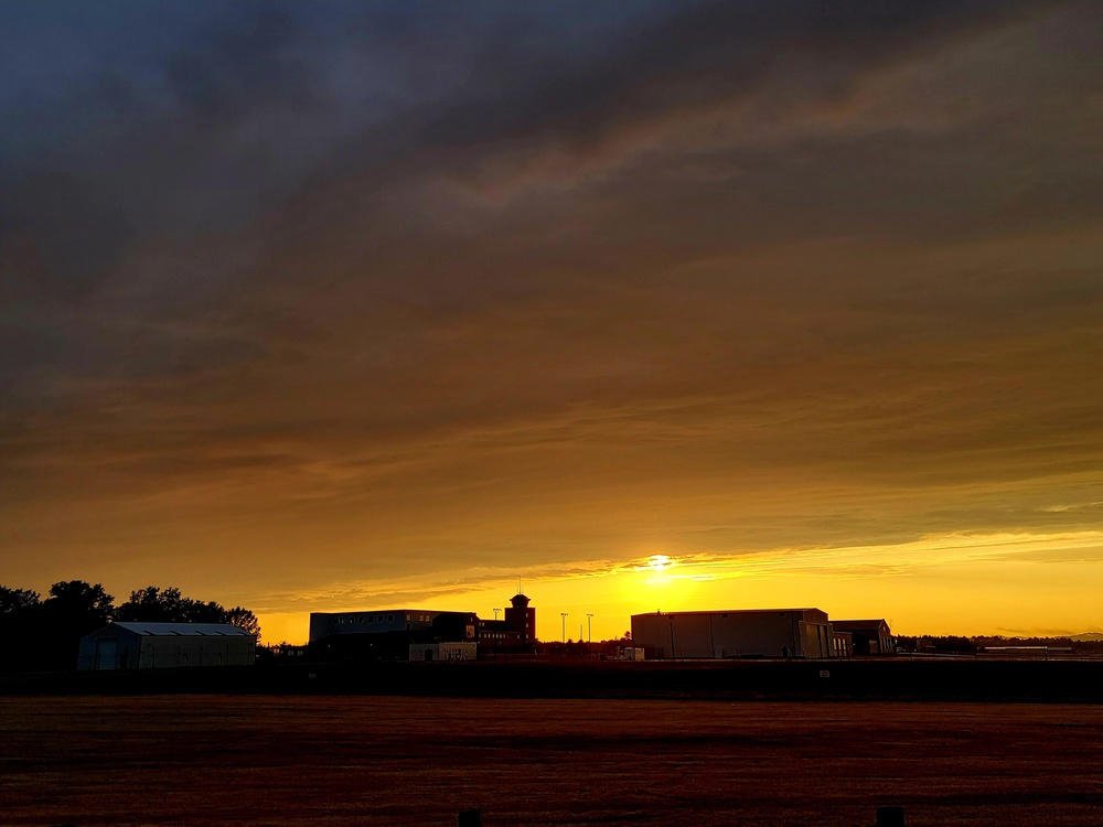 September Sunset at Sparta-Fort McCoy Airport