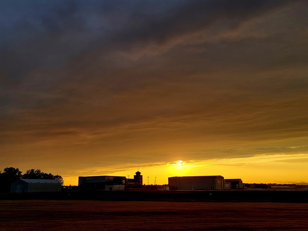 September Sunset at Sparta-Fort McCoy Airport