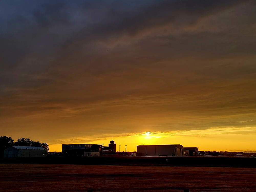 September Sunset at Sparta-Fort McCoy Airport