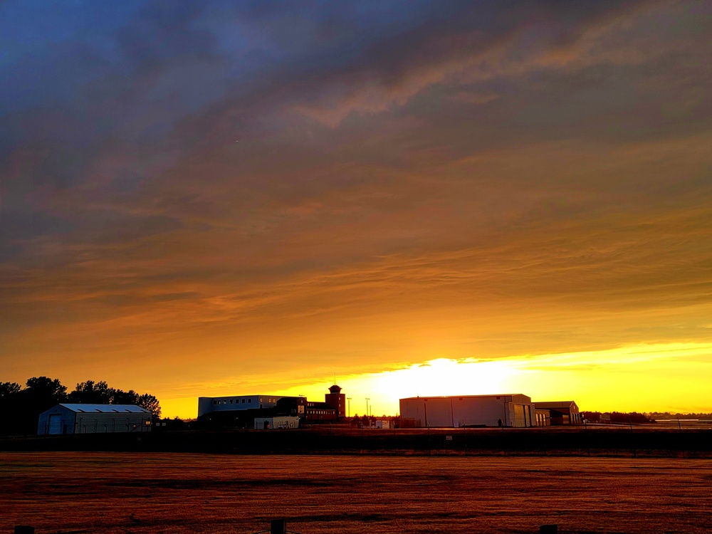 September Sunset at Sparta-Fort McCoy Airport