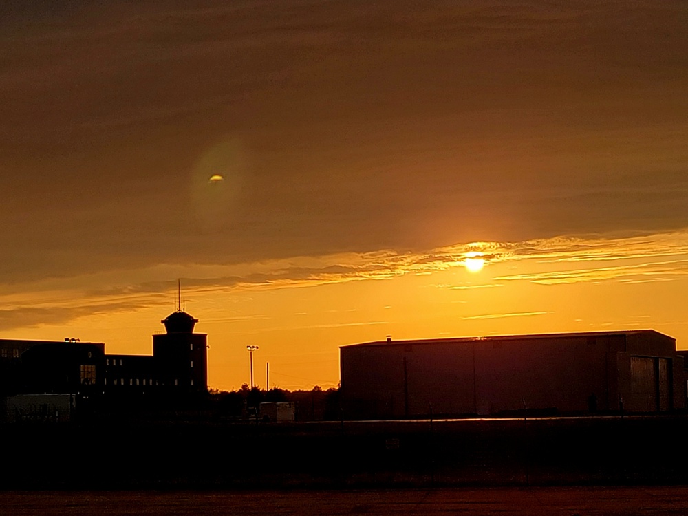 September Sunset at Sparta-Fort McCoy Airport